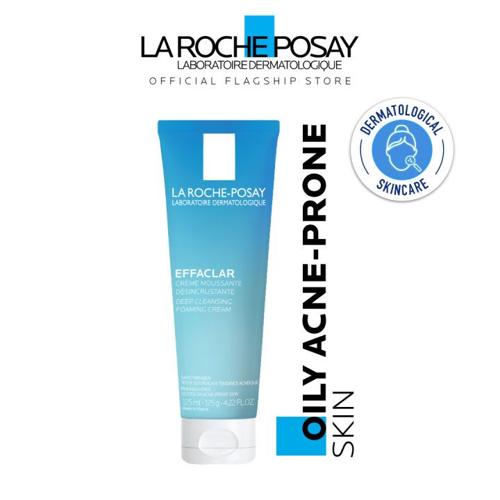 La Roche Posay Effaclar Deep Cleansing Foaming Cream Cleanser Face Wash