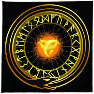 Biểu tượng đơn giản tarots Khăn trải bàn divinations Khăn trải bàn tấm thảm Chiêm Tinh Phù thủy trang trí vải sàn