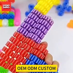 60/120pcs Colorful Gear Building Blocks for Kids - Creative STEM Educational Toy