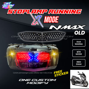 Stoplamp Running Nmax Old X Mode Lampu Rem LED Motor Variasi One Custom Modify