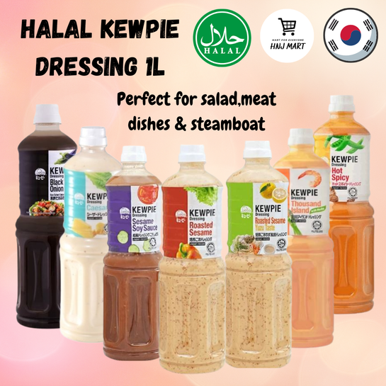 Halal Kewpie Dressing 1L Roasted Sesame Yuzu Roasted Sesame