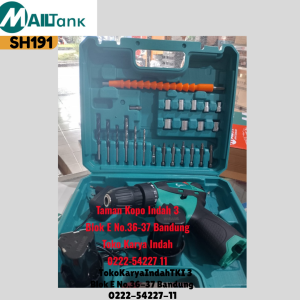Cordless Drill 12 Volt MAILTANK SH191 Bor Baterai 10 mm 12V Koper Set
