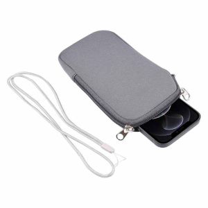 WAPKTY Khóa Túi điện thoại di động Neoprene Chống sốc Túi đựng đồ du lịch Di động Túi đựng điện thoại di động