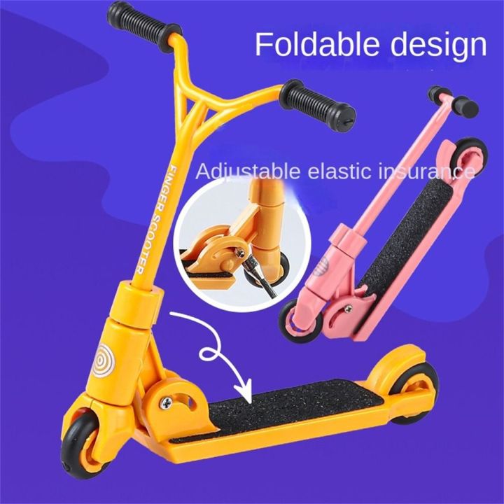 DENLUN Foldable Finger Scooter Simulation Two Wheel Finger Skateboards