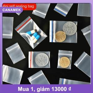 【CANAMEK】 100 cái túi PE bao bì nhựa Túi  Túi thuốc bao bì túi dày bao bì con dấu Túi trang sức túi 2x3cm 2.5x3cm 3.5x5cm