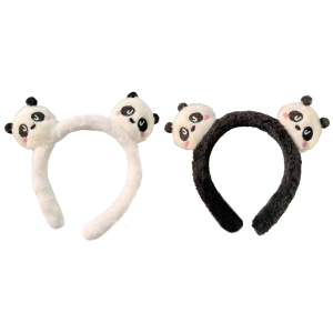Cute Panda Hair Band Plush Animal Theme Hair Accessory Korean Style Headband Hair Decoration for Comfort and Style
