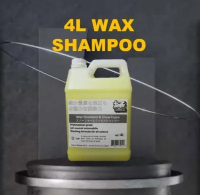 4L Wax Car Shampoo Snow Wash Nano Wash & Wax Wax Shampoo 2 in 1 4KG High Quality 1:200 (NOT ALLOWED SHIP TO SABAH SARAWAK)