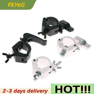 PkYeG 1 Piece Aluminium Truss Clamps 28-32mm Tube O Hook Stage Lighting Mount Bracket Fast Lock Lighting Clamp