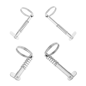 Quick Release Cotter Pin Quick Release Pin 316 Stainless Steel Bimini Top Pin Marine with Pull Rings Parts Hardware