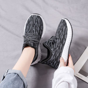 (พร้อมส่ง) รองเท้าผ้าใบแฟชั่นผู้หญิง Sneaker แบบผูกเชือก