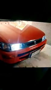 Smoke head light for Toyota Corolla Big body 92-97 model Head light with clearance light set for 3300