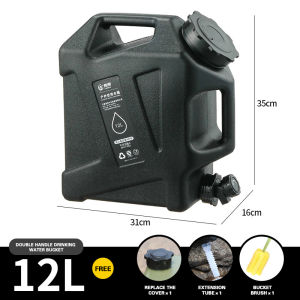 12L Camping Water Container with Spigot Water Storage Tank for Camping Hiking