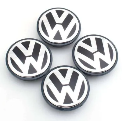 4Pcs/set 56Mm 65Mm 63Mm 70Mm 76Mm Car Wheel Center Hub Caps Cover Emblem Logo for Vw Volkswagen Mk5 Golf Passat Accessories AutoMaxion