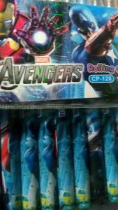 Krayon Putar Warna Panjang Karakter Laki-laki/Rolling Crayon 12 Warna