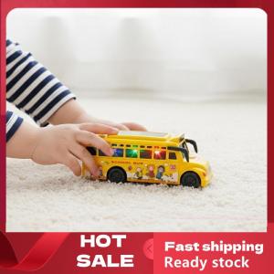 🚚【Local Express Delivery】🚚 Rotating Music Lighting Car School Bus Inertia Vehicle Kids Gift for Birthday Party Play Time