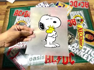 SABLON SETRIKA DTF 10cm CARTOON LOTSO / Print DTF iron patch kain Polyflex  ANIMASI SPONGEBOB TOY STORY SNOOPY