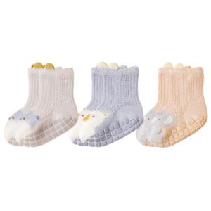 ถุงเท้าหุ้มข้อสำหรับเด็กถุงน่องตาข่ายแบบบาง3คู่ถุงน่องตาข่ายสำหรับเด็กวัยหัดเดินทารกแรกเกิดเด็กถุงเท้าระบายอากาศนุ่มถุงเท้ายาว