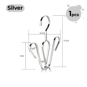Encora Stainless Steel Shoe Hanger Penyangkut Kasut Shoe Drying Holder Shoe Organizer Penyangkut Penyidai Kasut 晾鞋架