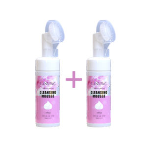 🔥Discount🔥Lanning Cleansing mousse Cleanser Oil Cleanser Pigmentation Remove Dark Spot Remover Face Wash 100g [Cleanser/ Brightening/ Lighten Dark Spot] Cleanser deep cleans pores Cleansing and makeup remover 2 in 1