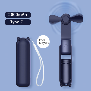 Matari Mini Fan  4800mAh Portable Handheld Handy USB Pocket Personal Cooling Fan With Powerbank Suitable For School Summer Student