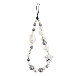 Fashion Cute Cellphone Lanyard Bracelet Mobile Phone Strap Elegant Colorful Beaded Pendant Antilost Wrist Chain