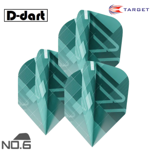 TARGET DARTS FLIGHT- NO6/NO2 Rove Dart Flights (3Pcs/Pack)