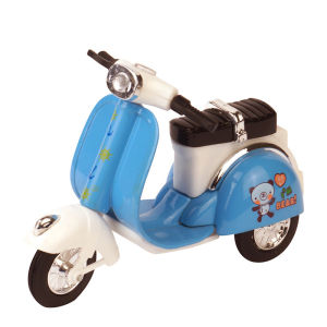 Mainan Sepeda Motor Vespa Mini Bike Roda Tiga Diecast Bisa Untuk Hadiah Kado Anak