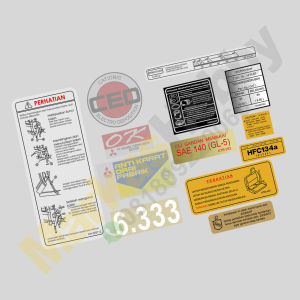 Sticker Canter Set