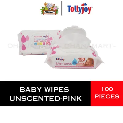 Tollyjoy Scented / Unscented 99% Pure Water Baby Wipes 100s