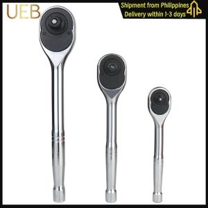 【UEB】 3-Piece Drive Reversible Ratchets 1/4-Inch 3/8-Inch and 1/2-Inch Teardrop Ratchet Set for Men Stocking Stuffers Gifts