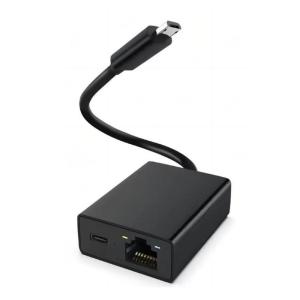 Highly Speed USB C to RJ45 Ethernet Adapter Converts WiFi to Wire Networking Stable 4K Streaming Networking Dongles