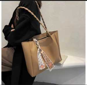 Totebag Wanita Terbaru 2024 VIOR FREE SYALL - Tas Bahu Wanita VIOR - Shoulder Bag Wanita - Tas Kerja Kekinian