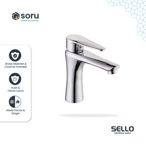 SORU - Kran Air Wastafel Panas Dingin Keran Cuci Tangan - Basin Mixer Faucet Hot Cold - SELLO SL9053