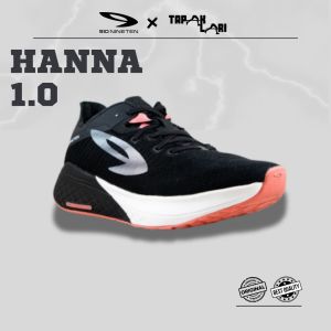 Sepatu Lari 910 HANNA 1.0 - Hitam/Putih/Merah