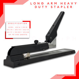 PaperCornerPh - Long Arm Heavy Duty Stapler (Up to 240 Sheets)