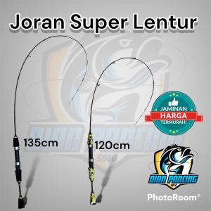 Joran Pancing Tsurikami EBI Ultralight 120-135cm Fiber Solid 2-6lb Cocok Untuk Udang dan hampili