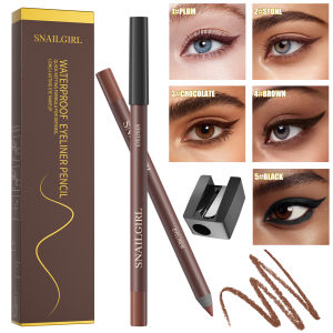 1Pc Eyebrow Pencils - WaterproofLong-LastingBlack Gray Dark Brown Beginner-Friendly Eyebrow Pencils