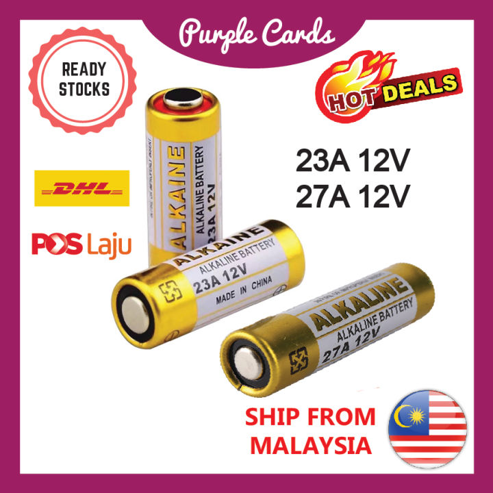 23A 12V / 27A 12V Alkaline Battery / Remote Control Battery Lazada