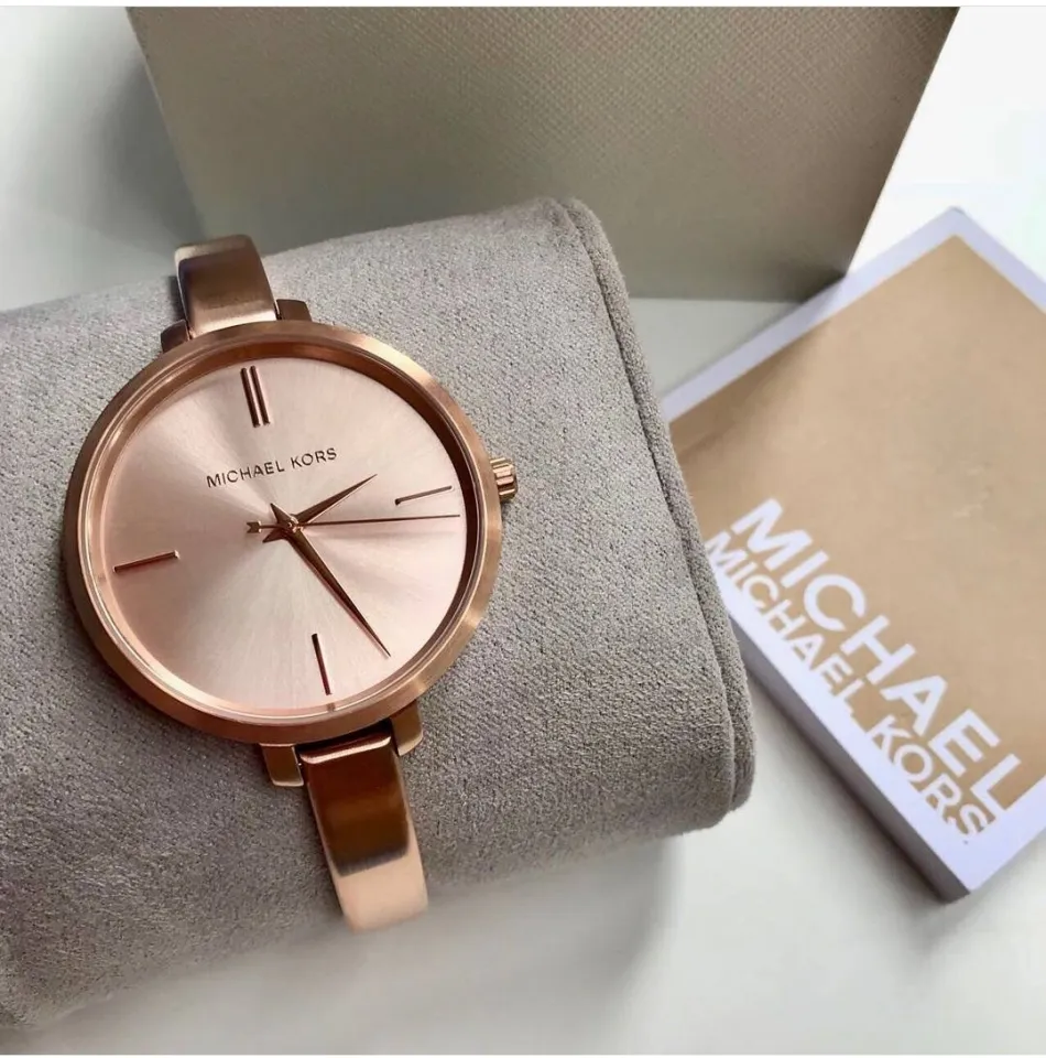 Michael kors jaryn watch rose best sale gold