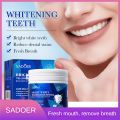 SADOER Teeth Whitening Powder Pemutih Gigi Pasta Gigi Alat Gigi Putih Gigi Bersih Kebersihan Mulut Sikat Menghilangkan Noda Pemutih Gigi Bubuk Mutiara Putih 50G. 