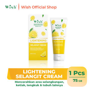 LIGHTENING SELANGIT CREAM Wish dr Boyke - Atasi Selangkangan Ketiak & Area Tubuh Lain yg Menghitam by Boyke
