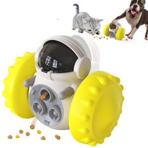 Pet Food Dispenser Dog Cat Tumbler Toys Treat Dispenser Slow Feeder Increases Small Medium Large Pet IQ Training Toys