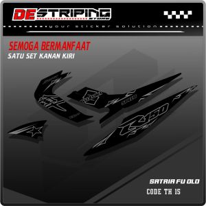 STRIPING STIKER SATRIA FU BARONG - STIKER FU OLD/LAMA - STRIPING SATRIA FU 2008-2012 SEMIFULL DESIGN KEREN TERBARU