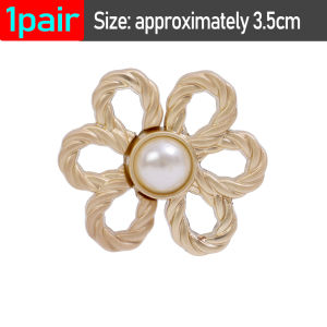 12Pcs Metal Flowers Waist Buckle Hollow-out Floral Pants Tighten Waist Brooches Buckle Pins Waist Clip Snap Detachable Button for Pants Jeans