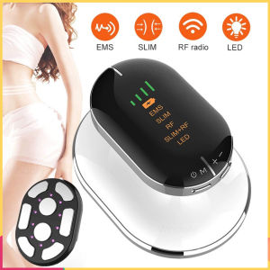 Electric EMS RF Body Slimming Shaping Massager LED Photon Ultrasonic Anti Cellulite Fat Burner Lose Weight Machine