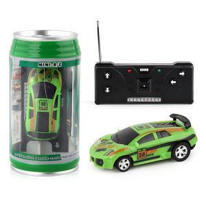 ASTELLA 1Pc Coke Can Mini Speed RC Radio Remote Control Micro Racing Car Toy Gift