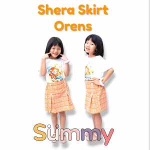 ROK ANAK PEREMPUAN KOTAK KOTAK ROK PENDEK KOREAN STYLE MINI SKIRT 4 5 6 7 8 9 10 11 12 TAHUN