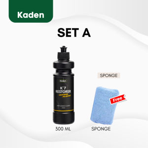 KADEN【K°7 Black Plastic Restorer 300ml】Leather Conditioner|Dashboard & Plastic Coating 塑料翻新剂 镀晶翻新膏