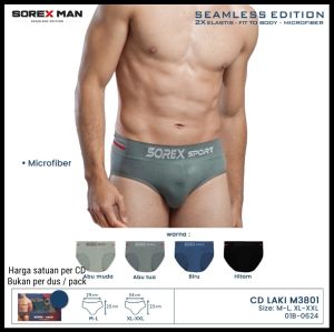 SOREX MAN 3801 SEAMLESS EDITION - CD CELANA DALAM PRIA