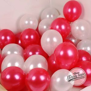 Balon Latex Metalik Kombinasi 2 Warna / Balon Warna Warni Metalik / Balon Kombinasi campur